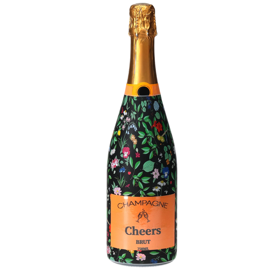 Sheridan French Collection - Onyx Wildflower Champagne Bottle Wrap