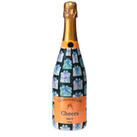 Thumbnail for The Gift of Christmas Champagne Bottle Wrap