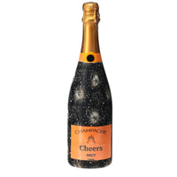 Thumbnail for Gold Fireworks Champagne Bottle Wrap