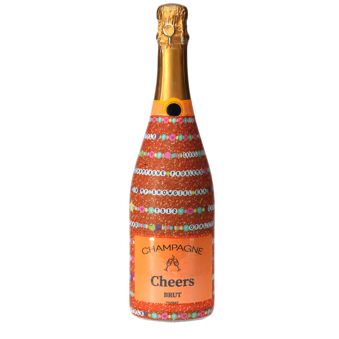 Friendship Bracelets Champagne Bottle Wrap — 360 view