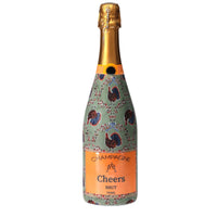 Thumbnail for Autumn Turkey Trellis Champagne Bottle Wrap