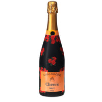Thumbnail for Crimson Roses Champagne Bottle Wrap