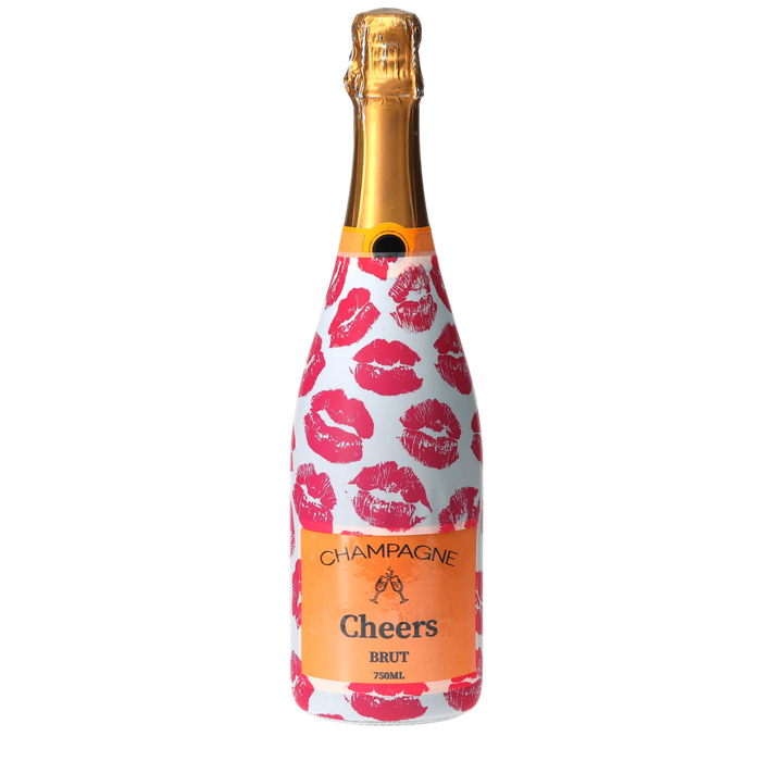 Sealed with a Kiss Champagne Bottle Wrap — 360 view