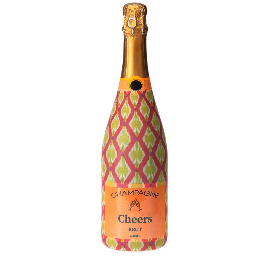Spring Wave Champagne Bottle Wrap