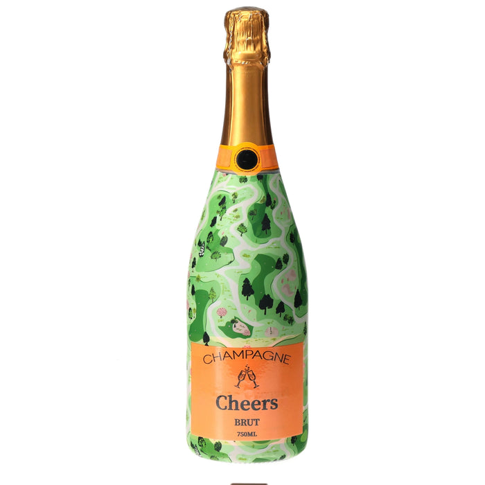 Southern Fairways Champagne Bottle Wrap — 360 view