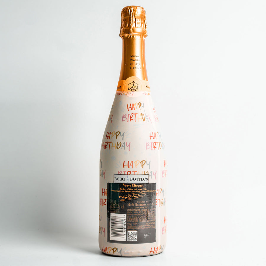 Beau Bottles Birthday in Pastels- Champagne Collection