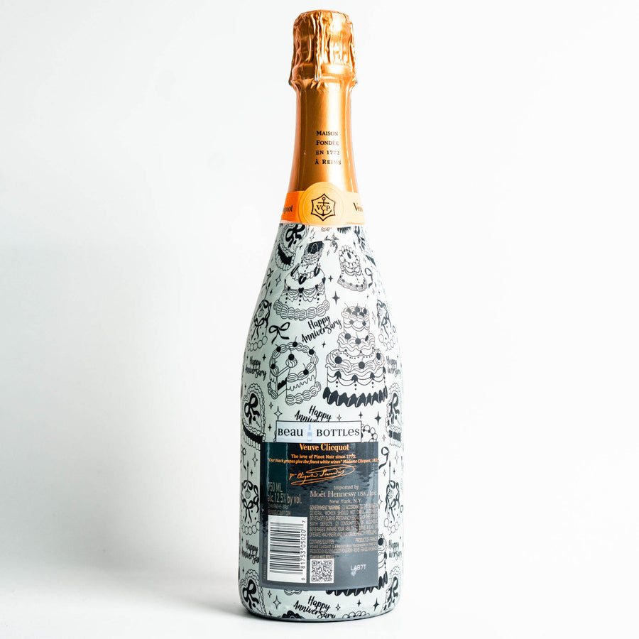 Beau Bottles Black and White Anniversary Party- Champagne Collection