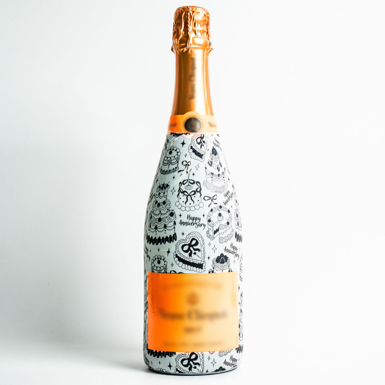 Beau Bottles Black and White Anniversary Party- Champagne Collection