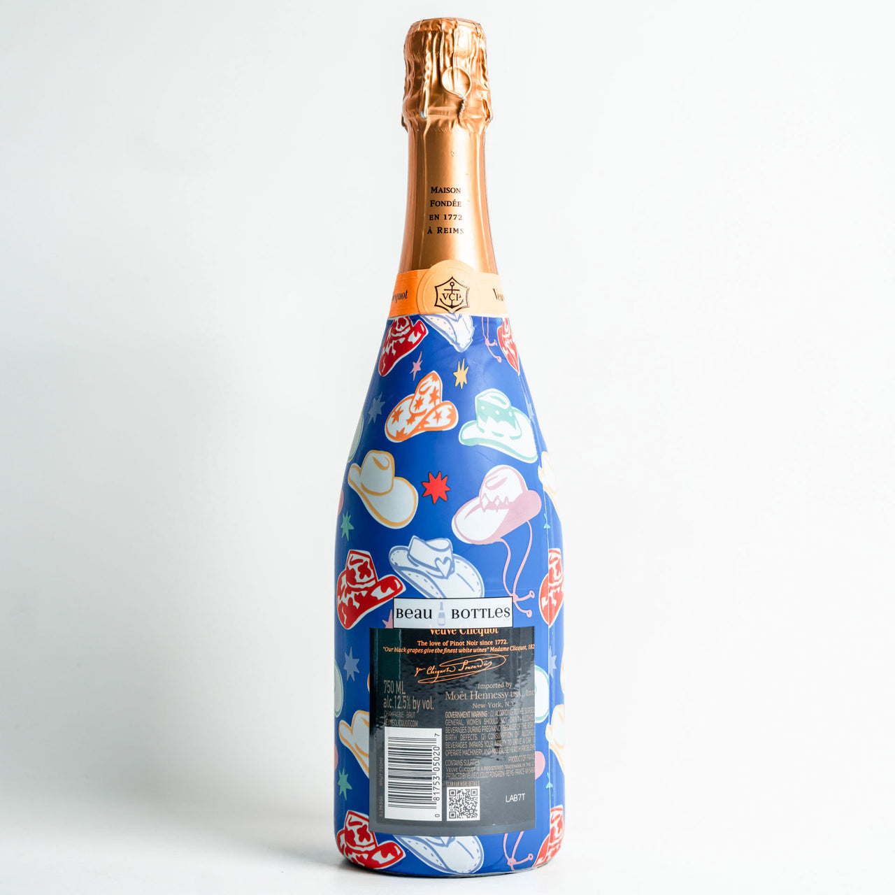 Beau Bottles Colorful Western Hats- Champagne Collection