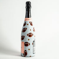 Thumbnail for Footballs Bottle Wrap on Champagne Bottle