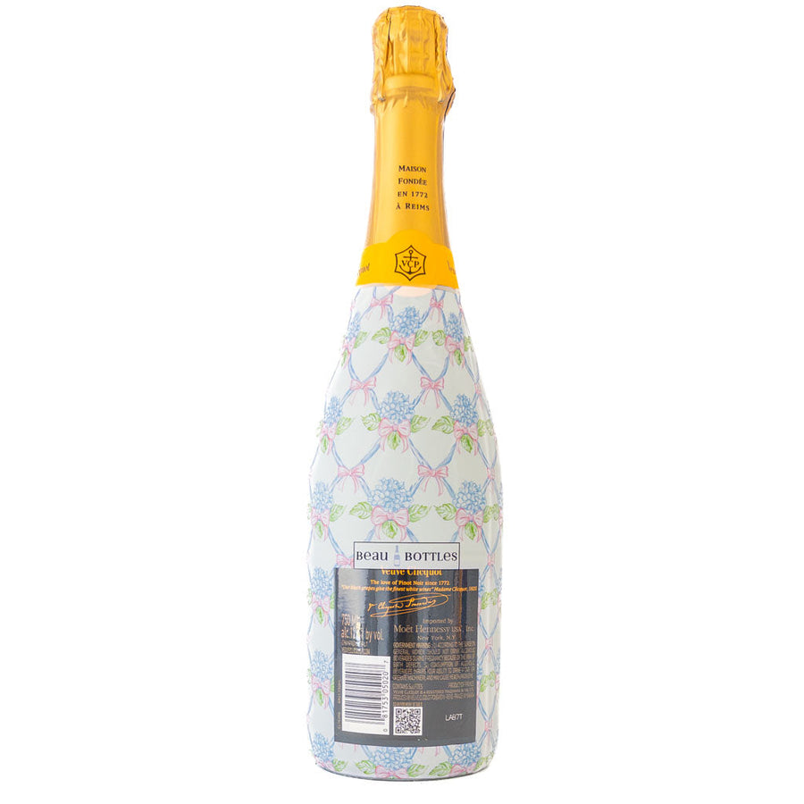 Beau Bottles Hydrangea Lattice - Made For Veuve - Beau Bottles