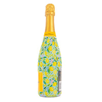 Thumbnail for Preppy Lemons Bottle Wrap on Champagne Bottle