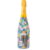 Thumbnail for Preppy Southern Spring Bottle Wrap on Champagne Bottle