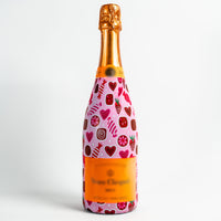 Thumbnail for Limited Edition Amour Chocolat Bottle Wrap on Champagne Bottle