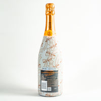 Thumbnail for Beige Bows Bottle Wrap on Champagne Bottle