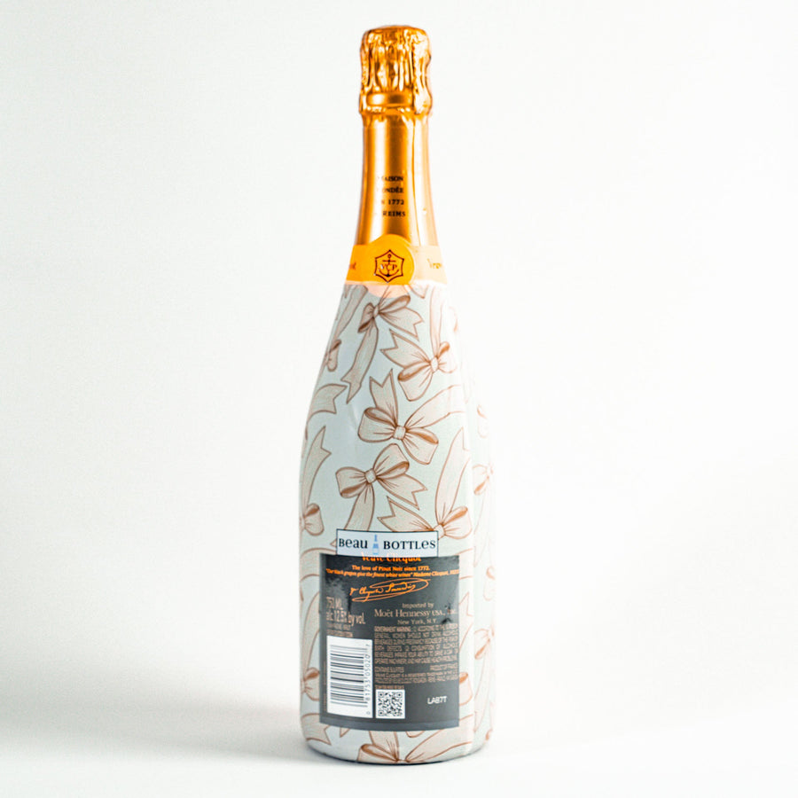 Beau Bottles Beige Bows - Champagne Collection