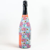 Thumbnail for Busy Bee Garden Bottle Wrap on Champagne Bottle
