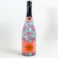 Thumbnail for Busy Bee Garden Bottle Wrap on Champagne Bottle