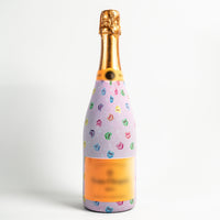 Thumbnail for Limited Edition Conversation Hearts Bottle Wrap on Champagne Bottle