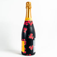 Thumbnail for Crimson Roses Bottle Wrap on Champagne Bottle