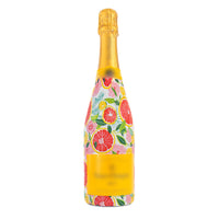 Thumbnail for Preppy Grapefruits Bottle Wrap on Champagne Bottle
