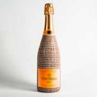 Thumbnail for Honey Rattan Weave– Champagne Collection Bottle Wrap on Champagne Bottle