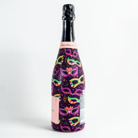 Thumbnail for Limited Edition Mardi Masquerade Bottle Wrap on Champagne Bottle