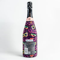 Thumbnail for Limited Edition Mardi Masquerade Bottle Wrap on Champagne Bottle