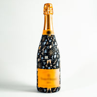 Thumbnail for NYE Celebration Bottle Wrap on Champagne Bottle
