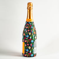 Thumbnail for Ornament Wonderland Bottle Wrap on Champagne Bottle