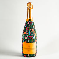 Thumbnail for Ornament Wonderland Bottle Wrap on Champagne Bottle