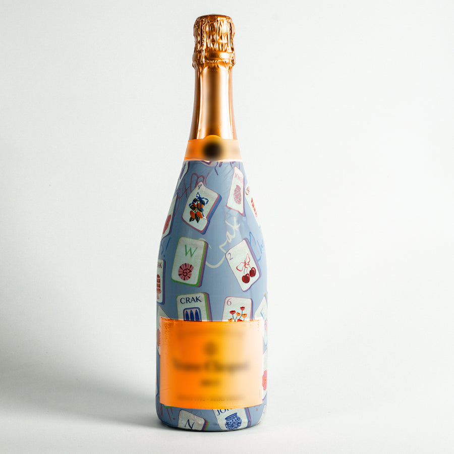 Beau Bottles Pastel Blue Mahjong - Champagne Collection