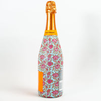 Thumbnail for Pastel Spring Bloom Bottle Wrap on Champagne Bottle