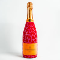 Thumbnail for Pop Hearts Bottle Wrap on Champagne Bottle