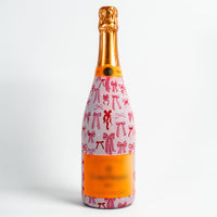 Thumbnail for Pretty in Bows Bottle Wrap on Champagne Bottle