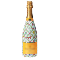 Thumbnail for Rosanne Beck Kentucky Derby Champagne Bottle Wrap bottle wrap on a Veuve Clicquot champagne bottle
