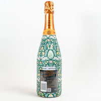 Thumbnail for Spring Folk Bunnies Bottle Wrap on Champagne Bottle