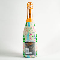Thumbnail for Timeless Christmas Trees Bottle Wrap on Champagne Bottle