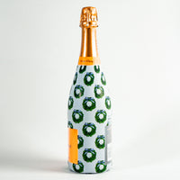 Thumbnail for WH Hostess Boxwood Wreaths Bottle Wrap on Champagne Bottle