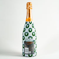 Thumbnail for WH Hostess Boxwood Wreaths Bottle Wrap on Champagne Bottle