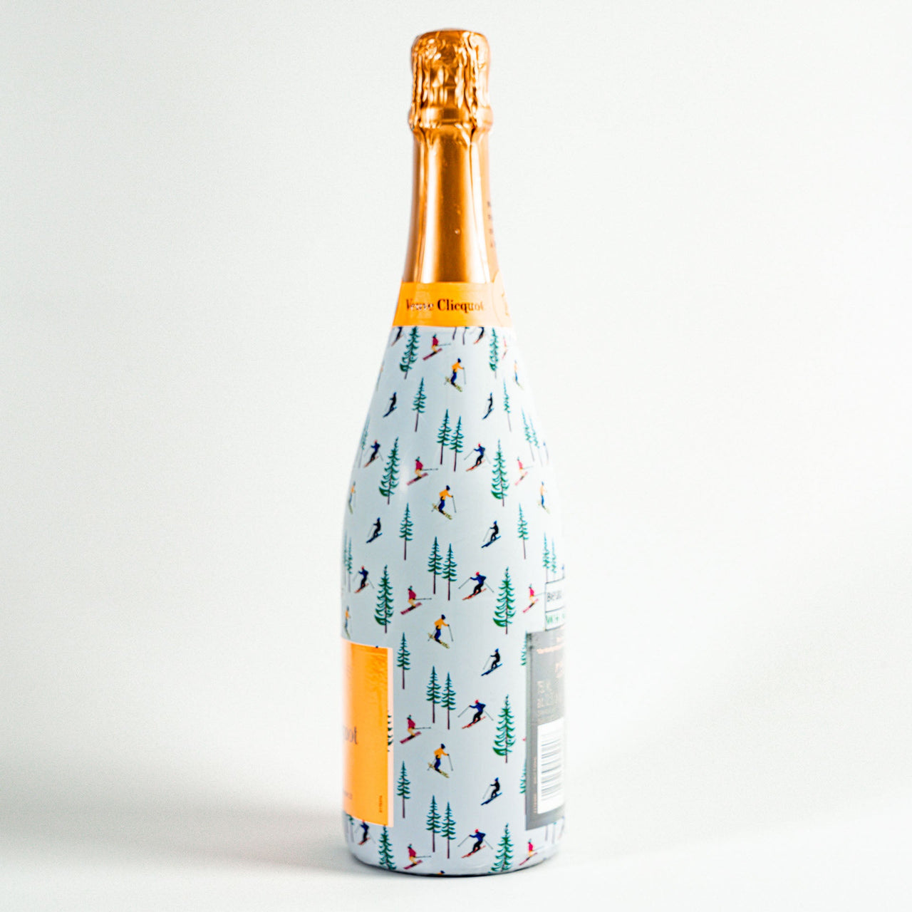 WH Hostess Ski Resort Bottle Wrap on Champagne Bottle