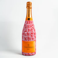 Thumbnail for Limited Edition XOXO Bottle Wrap on Champagne Bottle