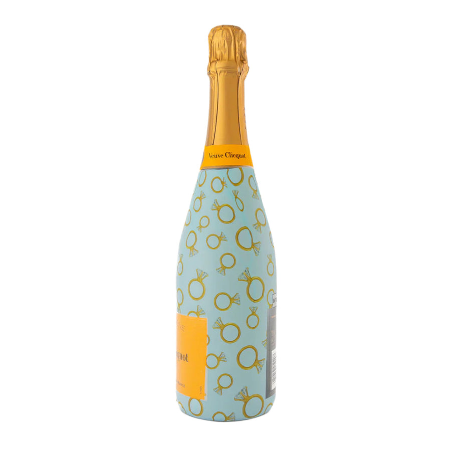 Beau Bottles Blue Engagement Ring - Made For Veuve - Beau Bottles