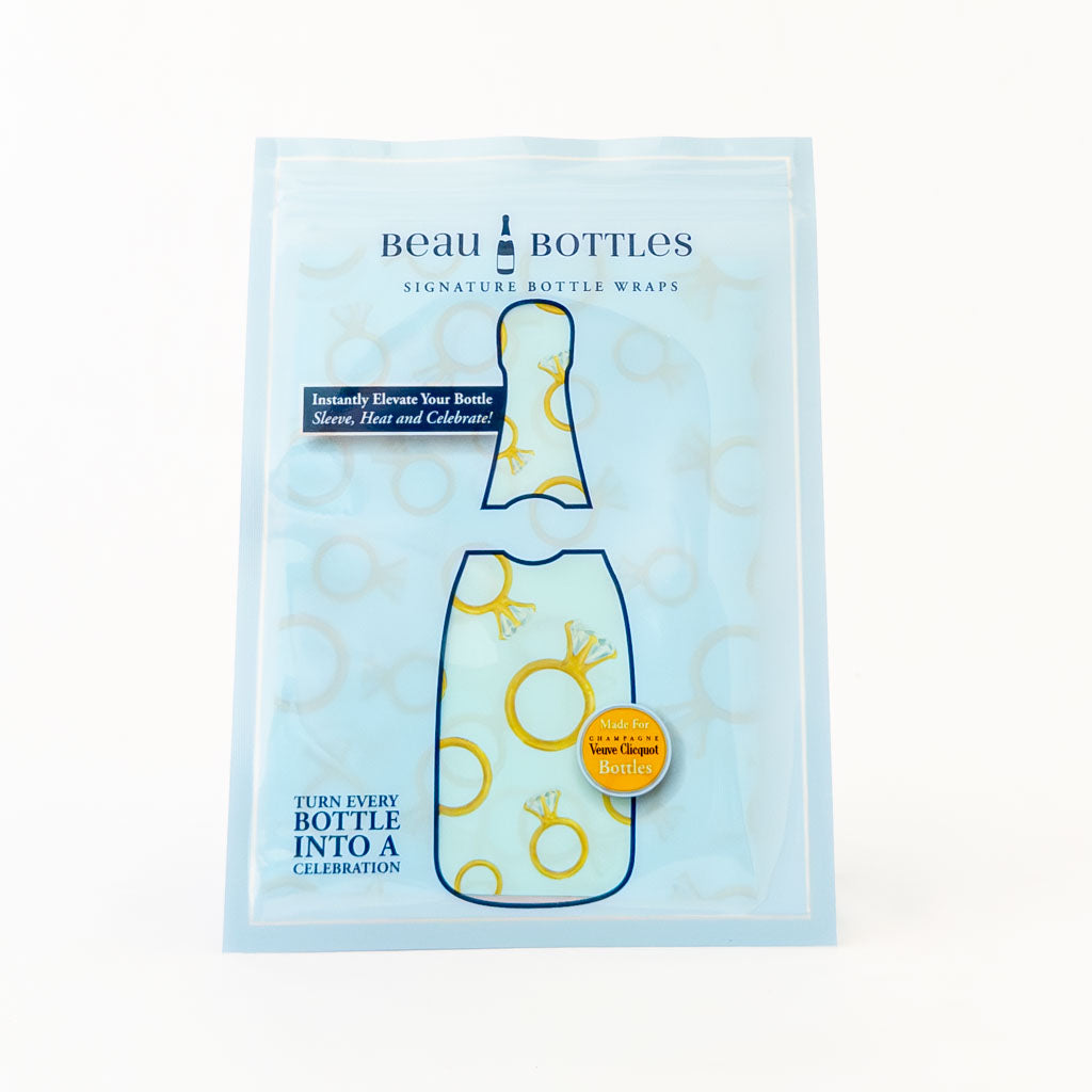 Beau Bottles Blue Engagement Ring - Veuve Edition