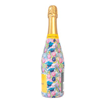 Thumbnail for Pink Graduation Bottle Wrap on Champagne Bottle