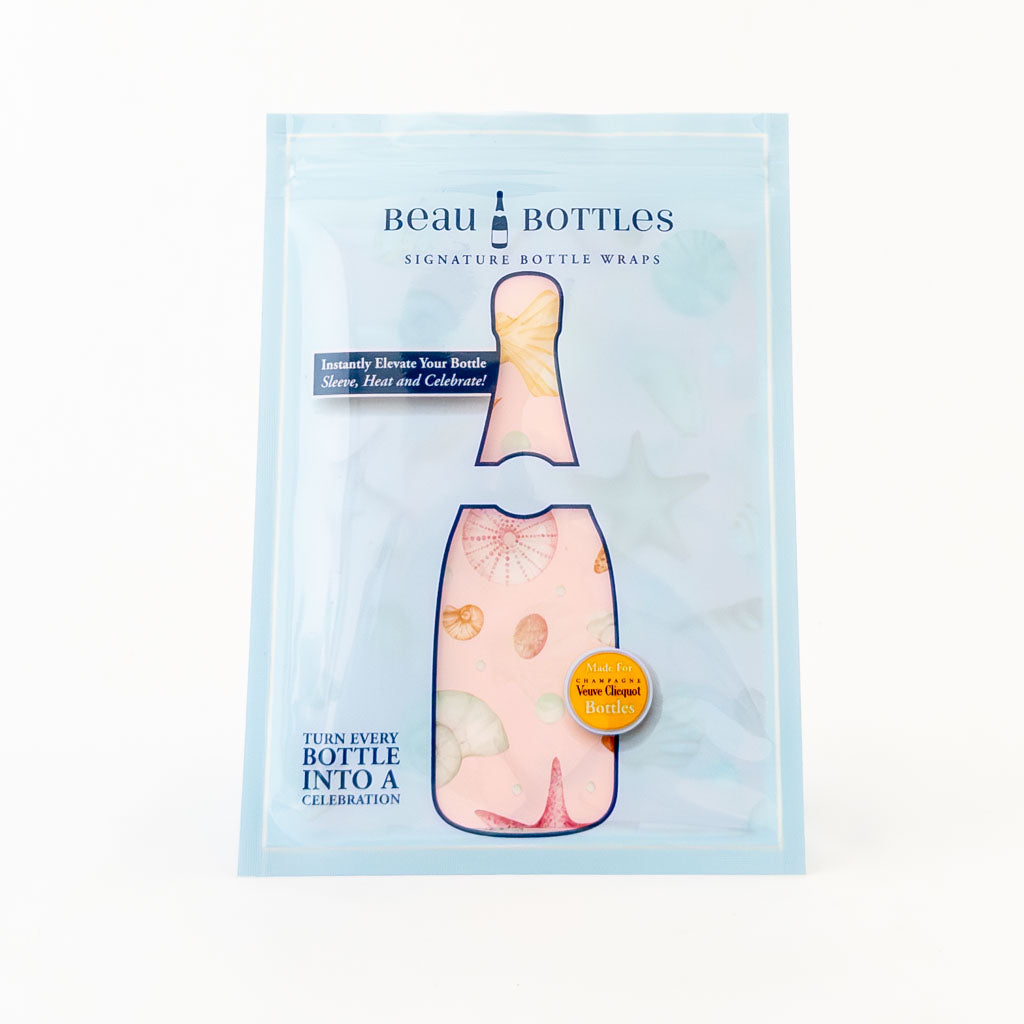 Beau Bottles Pink Seashells - Veuve Edition