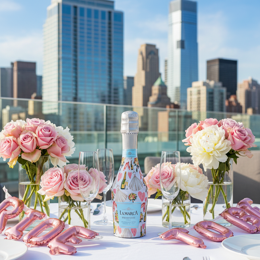 Beau Bottles Wedding Romance - MINI Prosecco Collection - Six Pack