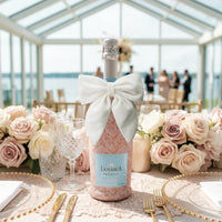 Thumbnail for Beau Bottles White Velvet Bottle Bow