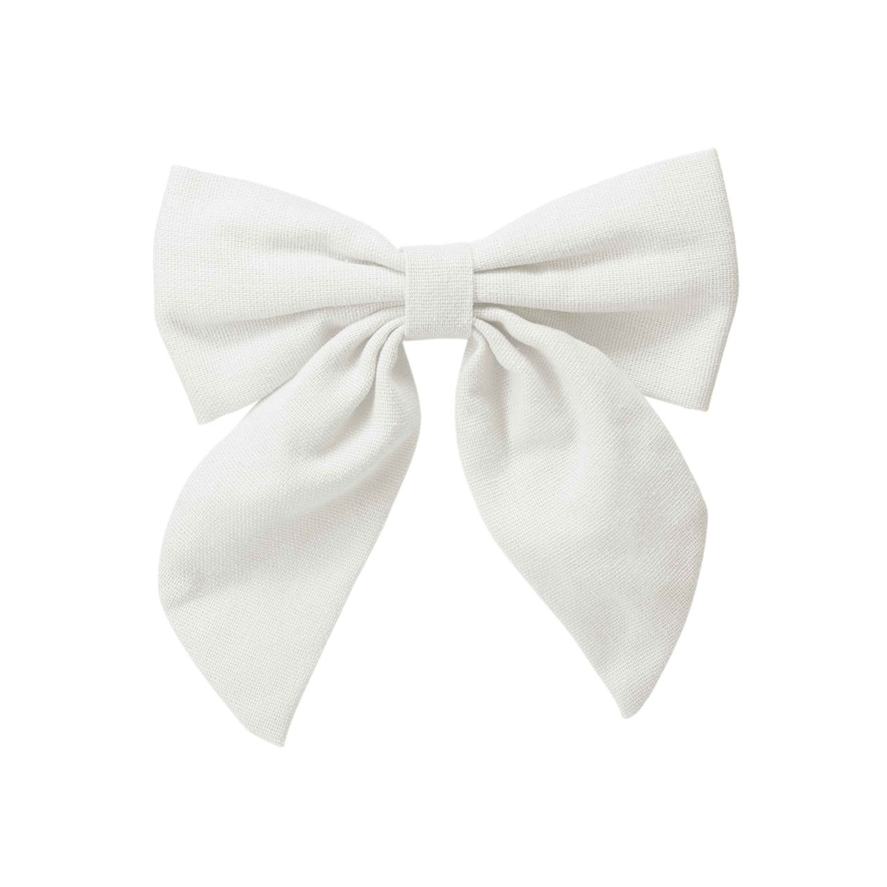 Beau Bottles White Linen Bottle Bow