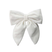 Thumbnail for Beau Bottles White Velvet Bottle Bow